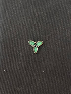 Three Leaf Green Nosepin