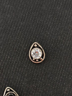 Tear Drop Medium Size Nosepin