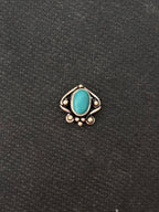 Silver Turquoise Nosepin