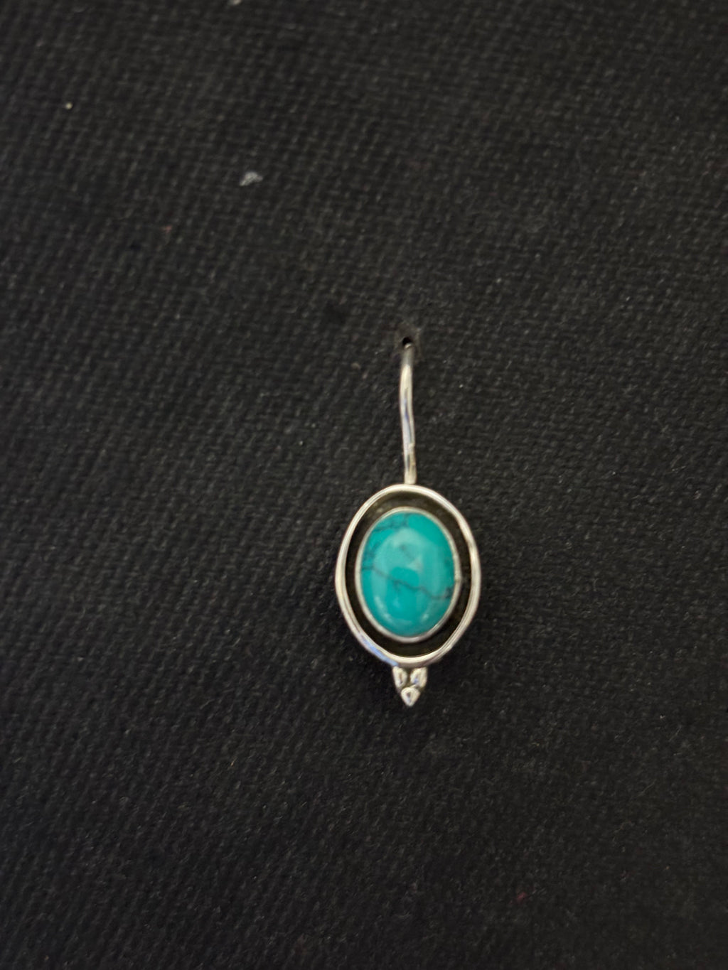 Silver Turquoise Earrings