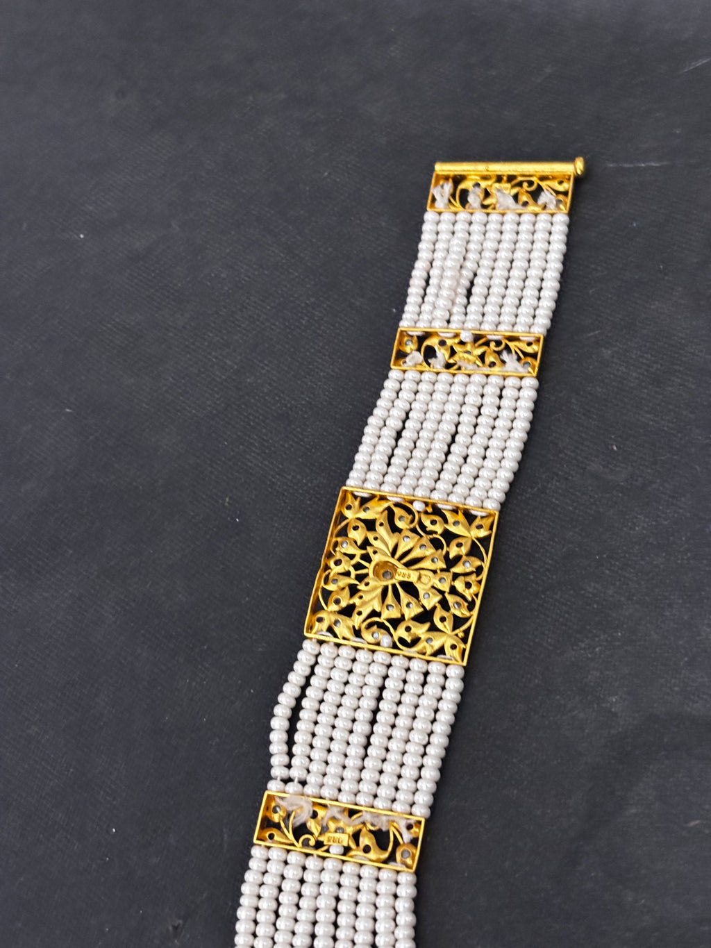 Goldplated Silver Cutwork Bracelet