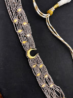 Freshwater Pearls Silver Jadau Neckpiece
