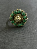 Silver Spinel Finger Ring