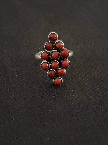 Coral Finger Ring